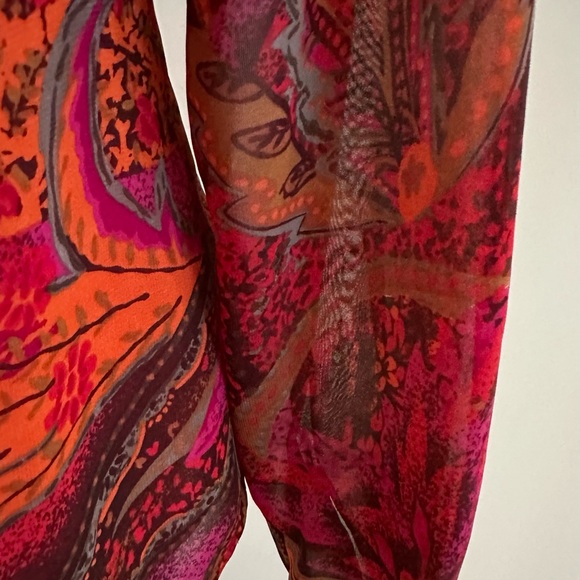 Coldwater Creek beautiful ruffle neck blouse - Picture 4 of 6